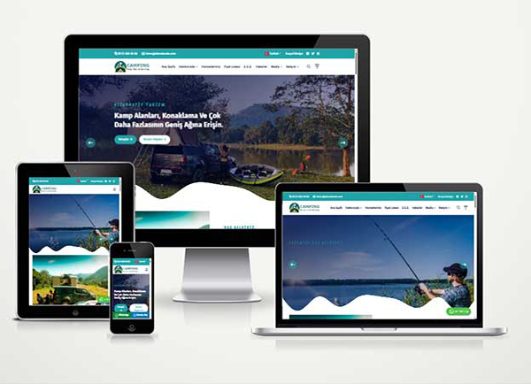 Kamping - Kamp Firma Web Site Paketi King